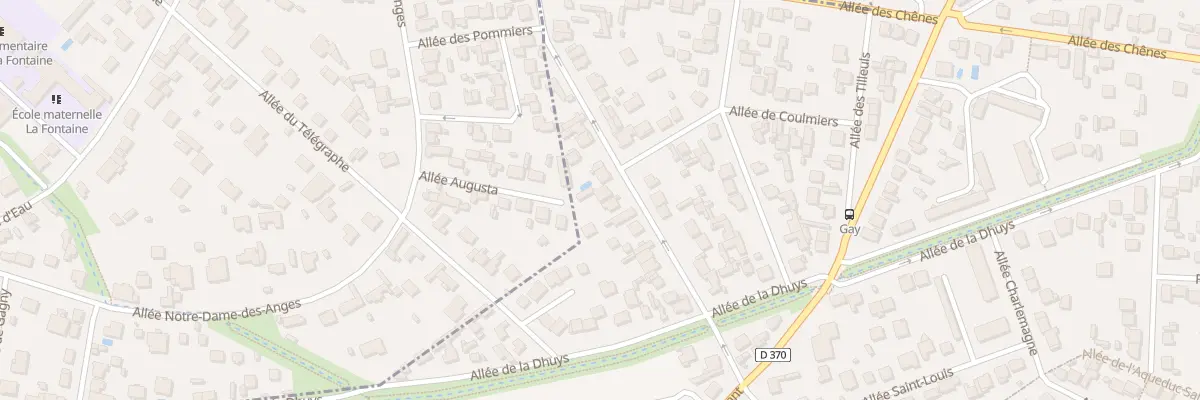 Plan du 13 All des Maisonnettes à Gagny