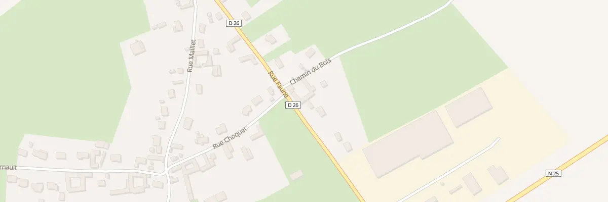 Plan du 245 Rue Faune à Saulty