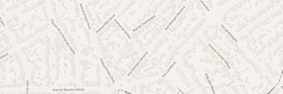 Plan du 15 Av de Verdun à Sevran