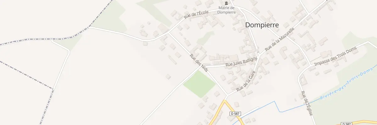 Plan du 6T Rue des Nids à Dompierre