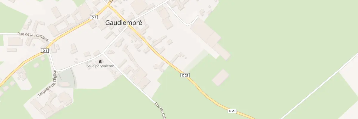 Plan du 11 Rue de Saint Amand à Gaudiempré