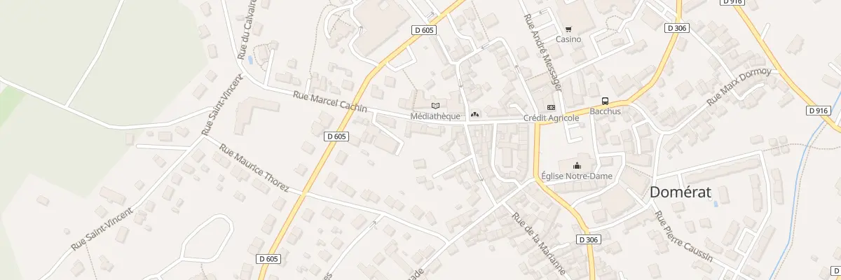 Plan du 17 Rue Marcel Cachin à Domérat
