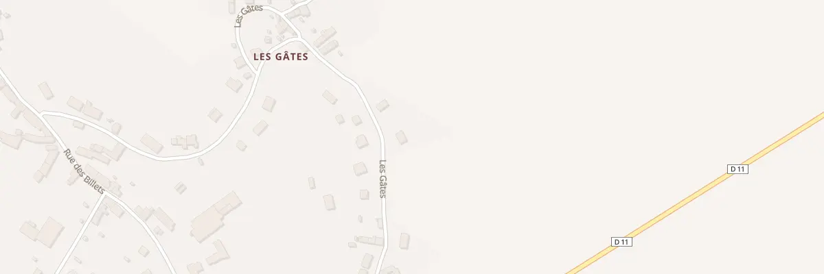 Plan du 55 Les Gates à Henrichemont