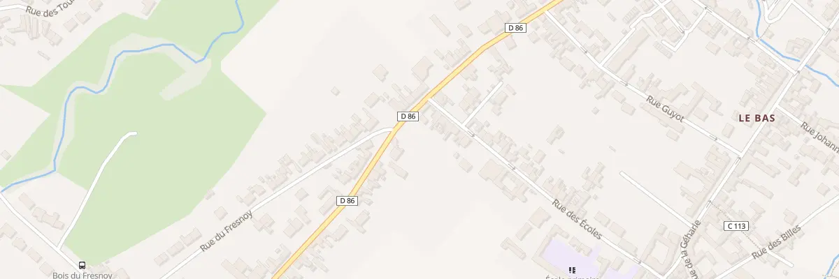 Plan du 4 Rue des Ecoles à Houdain