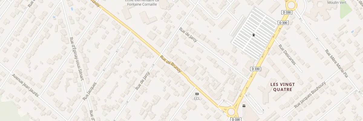 Plan du 22 Rue de Brunoy à Quincy-sous-Sénart