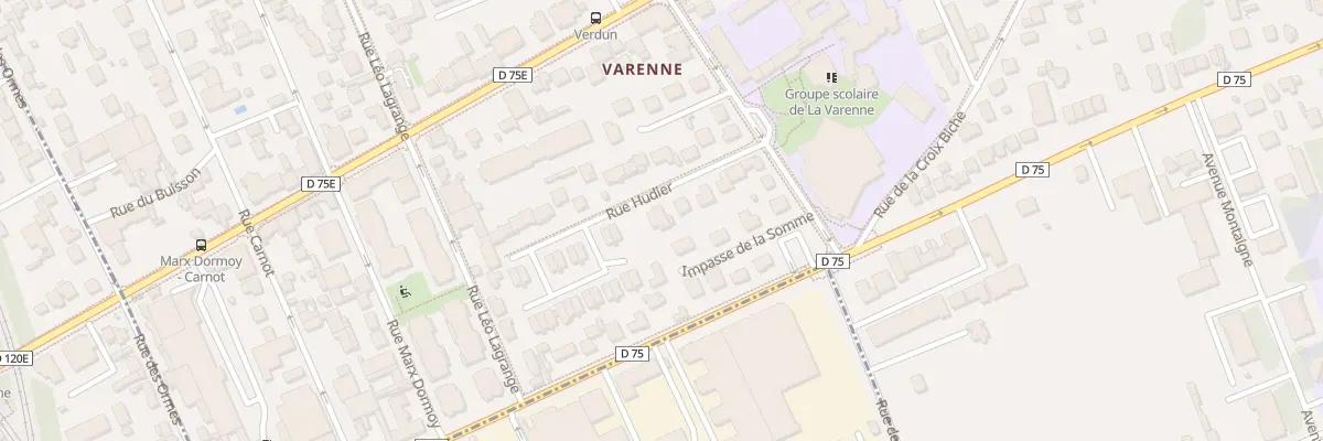 Plan du 9 Rue Hudier à Noisy-le-Grand