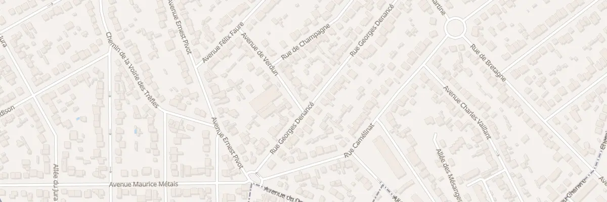 Plan du 98B Rue Georges Denancé à Sevran