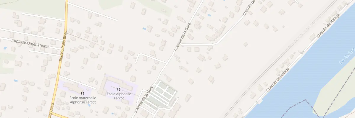 Plan du 650 Av de la Gare à Saint-Fargeau-Ponthierry