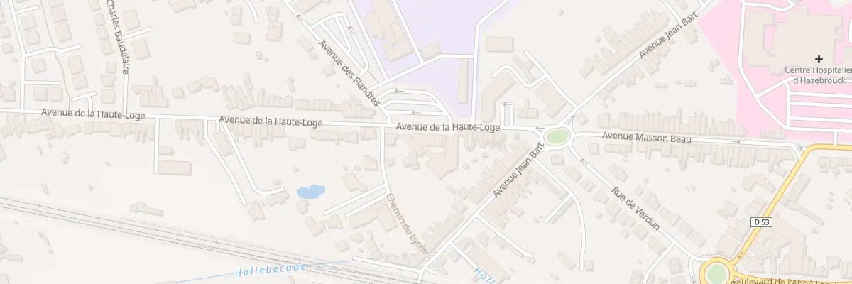 Plan du 29 Av de la Haute Loge à Hazebrouck
