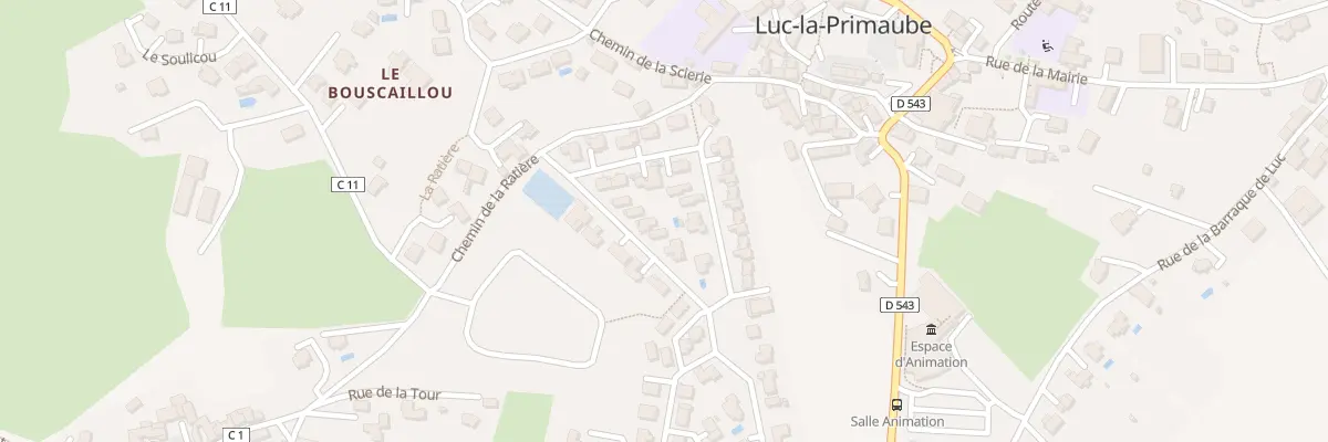 Plan du 21 Rue Brienne à Luc-la-Primaube