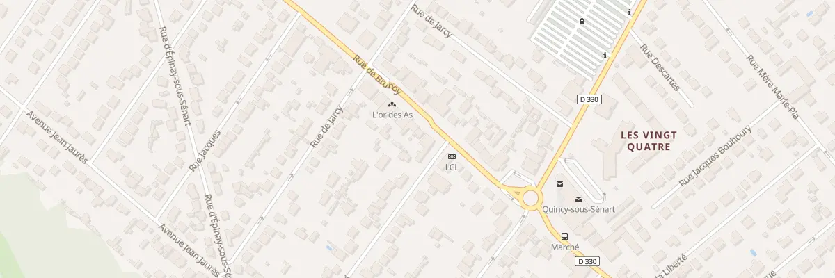 Plan du 15 Rue de Brunoy à Quincy-sous-Sénart