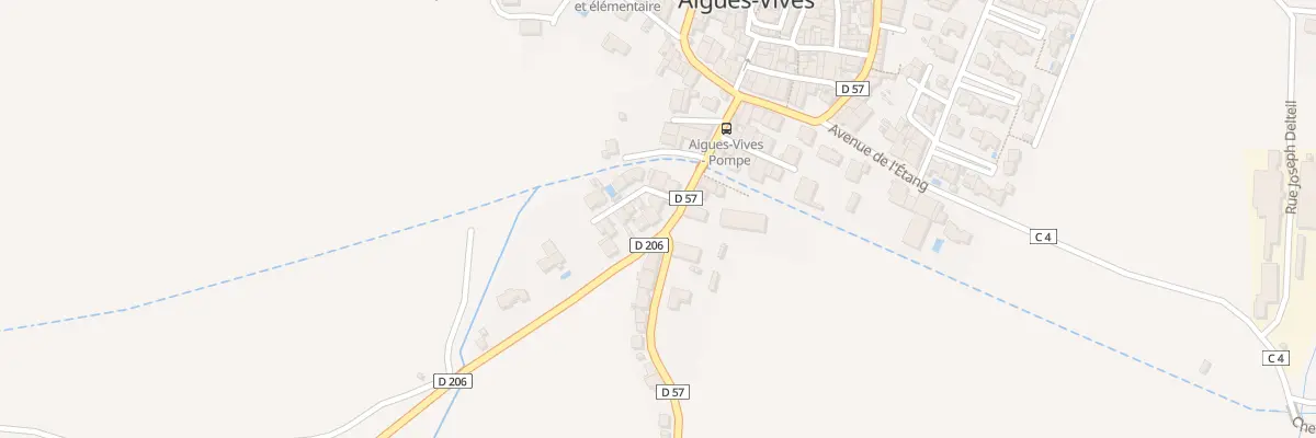 Plan du 1 Rte de Badens à Aigues-Vives