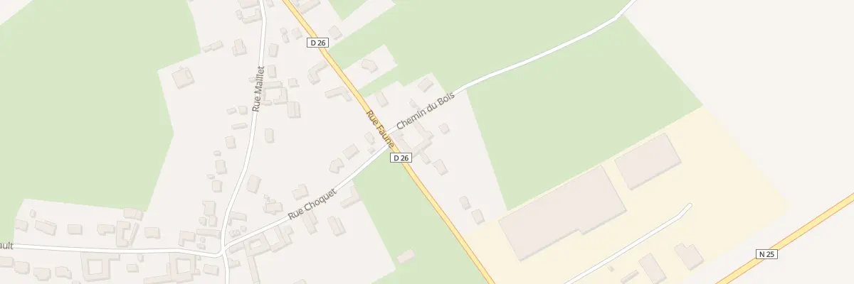 Plan du 211 Rue Faune à Saulty