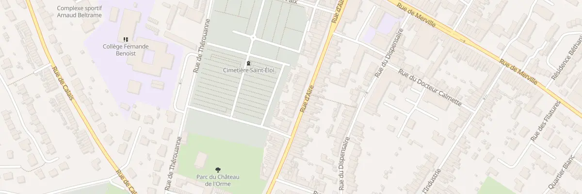 Plan du 82 Rue d’Aire à Hazebrouck