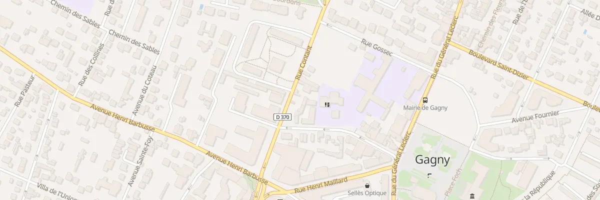 Plan du 10 Rue Contant à Gagny