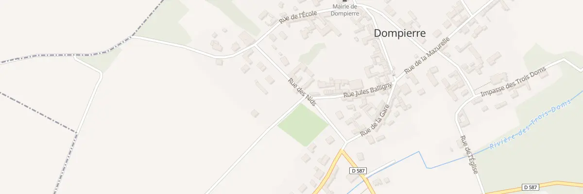 Plan du 8 Rue des Nids à Dompierre