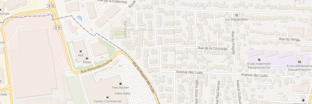 Plan du 23 Rue J J Rousseau à Villiers-sur-Marne