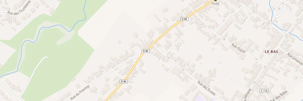 Plan du 2 Rue des Ecoles à Houdain