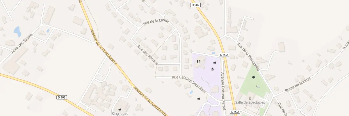 Plan du 2 Rue des Rosiers à Réquista