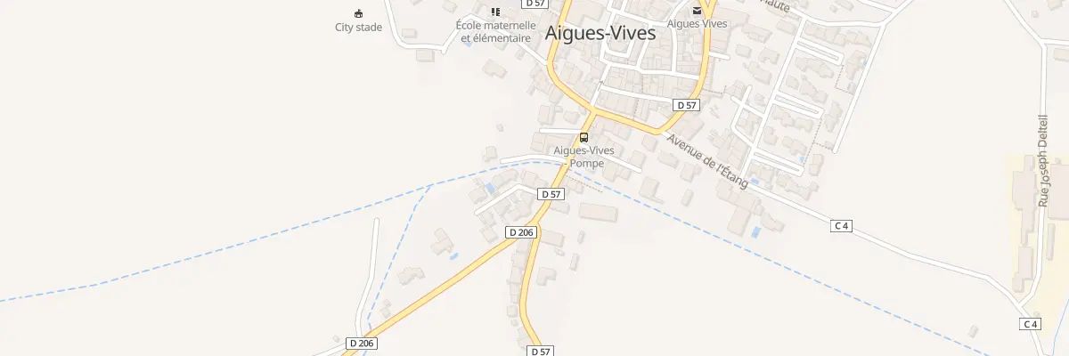 Plan du 1 Rue des Jardins à Aigues-Vives