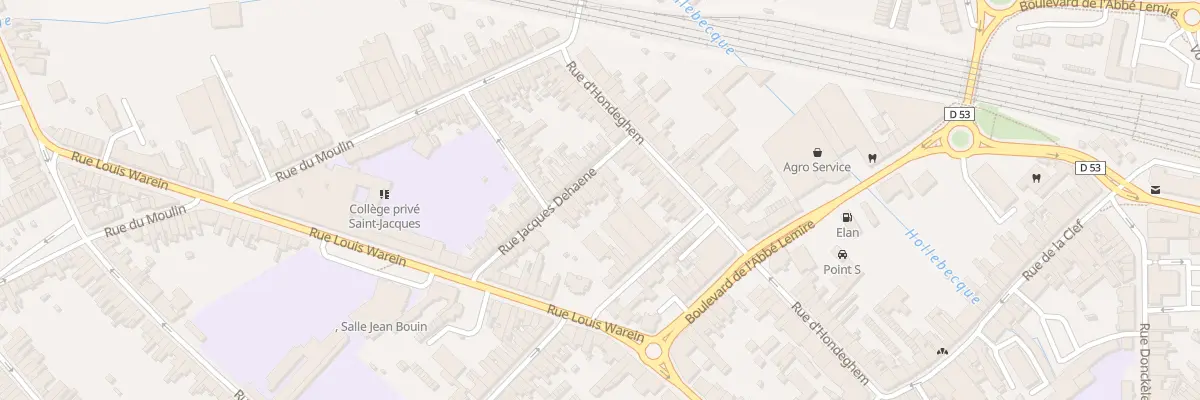 Plan du 9 Rue Jacques Dehaene à Hazebrouck