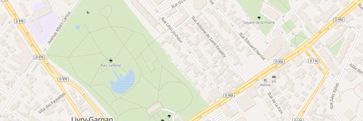 Plan du 23 Rue Léon Jouhaux à Livry-Gargan