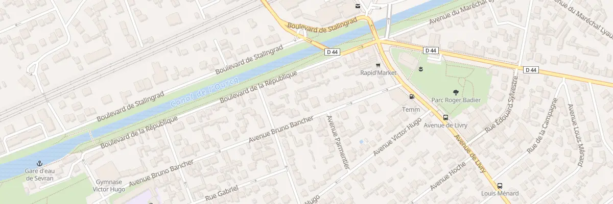 Plan du 18 Av Bruno Bancher à Sevran