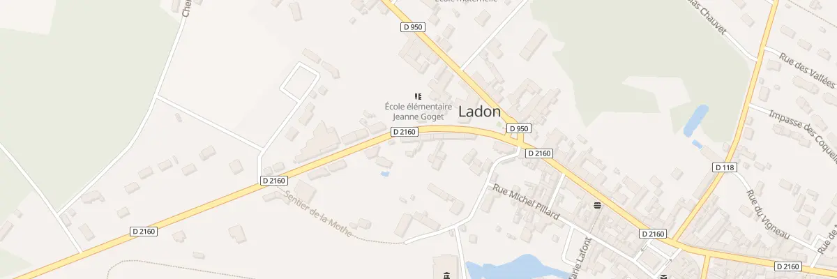 Plan du 57 Rue du Lieutenant Thomasset à Ladon
