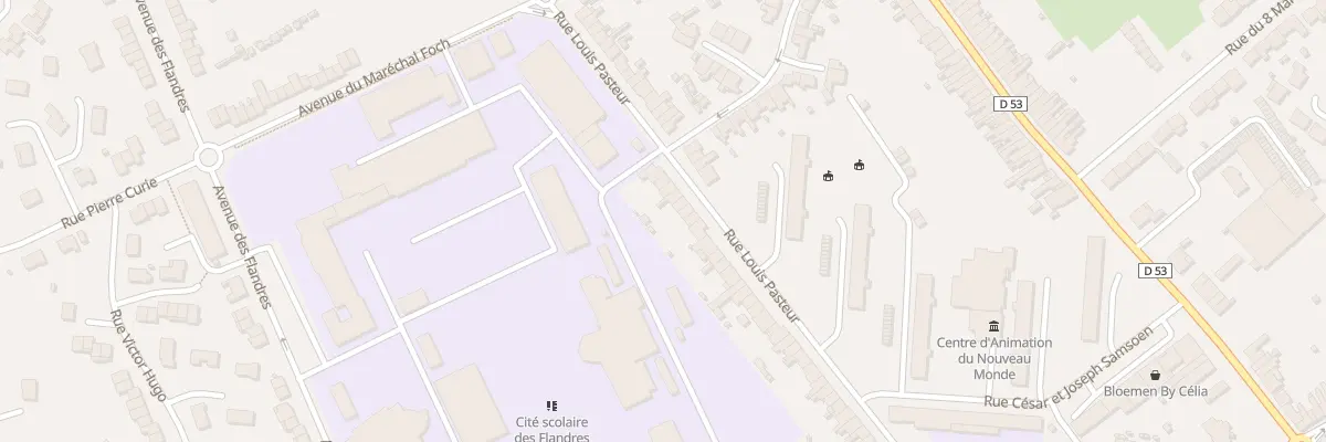 Plan du 81 Rue Louis Pasteur à Hazebrouck