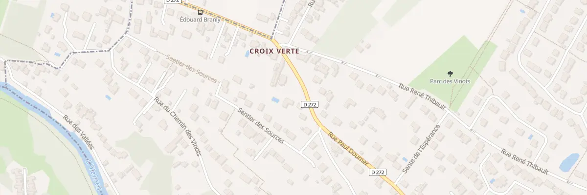 Plan du 93 Rue Paul Doumer à Mandres-les-Roses