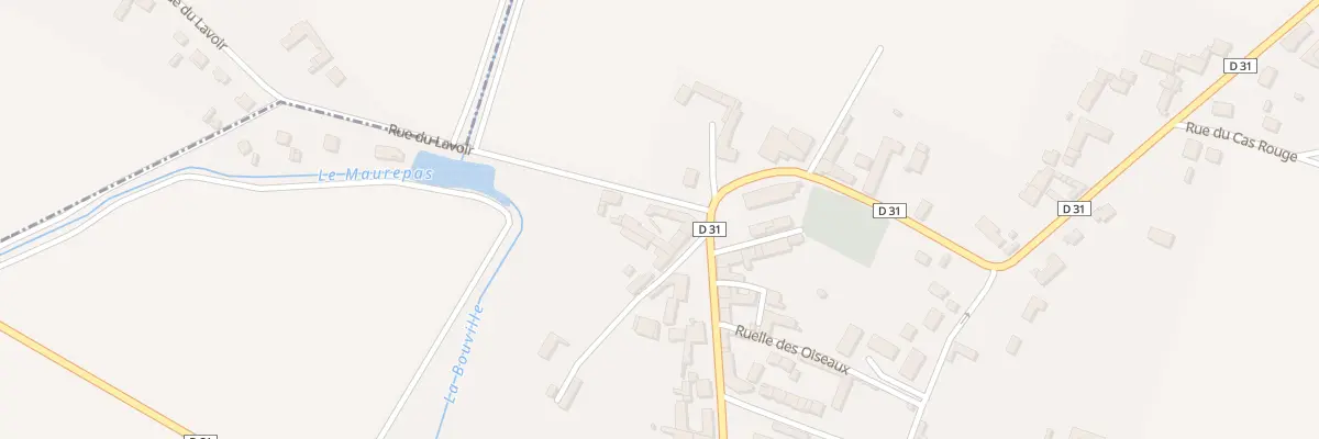 Plan du 4 Rue du Lavoir à Lorcy