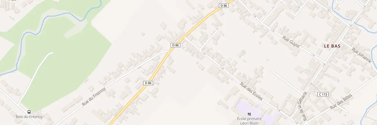 Plan du 10 Rue des Ecoles à Houdain