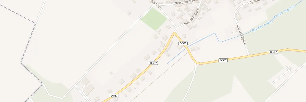 Plan du 18 Rue de la Gare à Dompierre