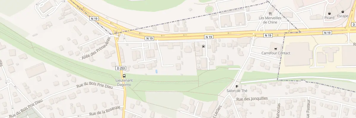 Plan du 23 Av de Lattre de Tassigny à Villecresnes