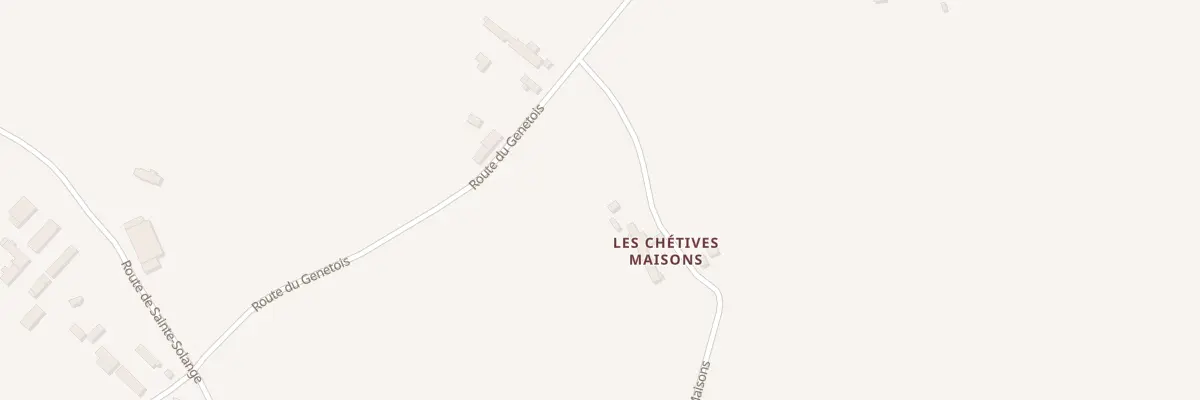 Plan du 2 Rte des Chétives Maisons à Soulangis
