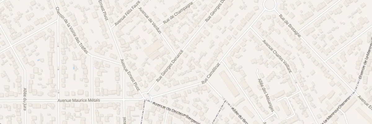 Plan du 101 Rue Georges Denancé à Sevran