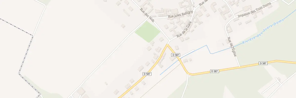 Plan du 14 Rue de la Gare à Dompierre