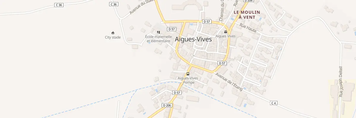 Plan du 9 Av de la Promenade à Aigues-Vives