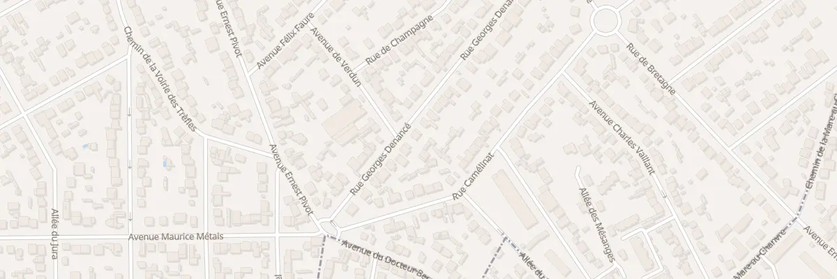 Plan du 99 Rue Georges Denancé à Sevran