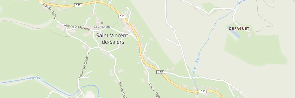 Plan du 5101 Le Bourg à Saint-Vincent-de-Salers