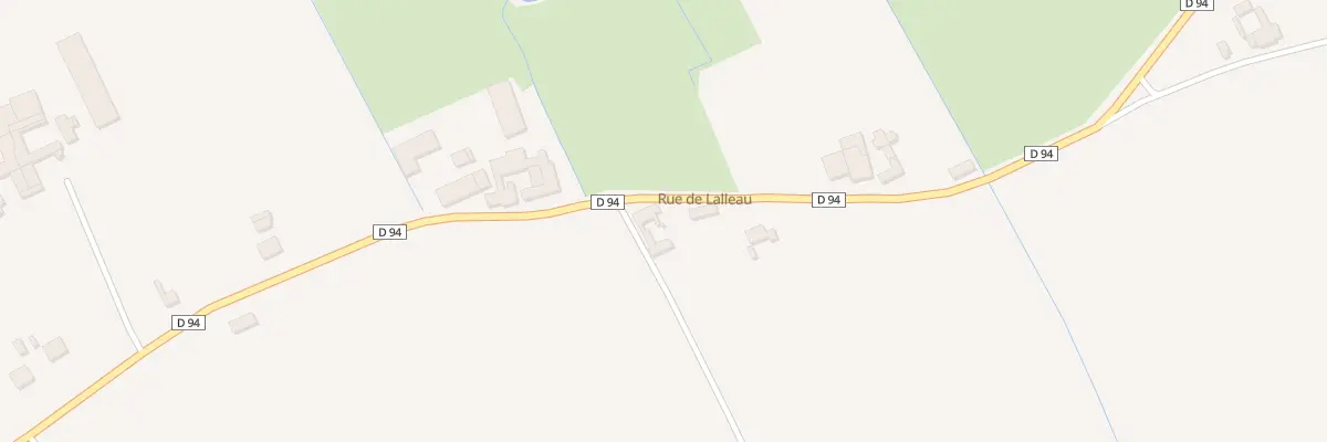 Plan du 2169 Rue de Lalleau à Robecq