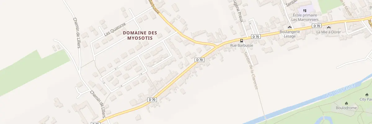 Plan du 298 Rue Gambetta à Lapugnoy