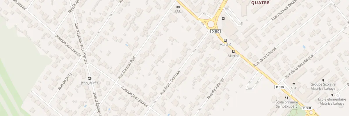 Plan du 16 Rue Marx Dormoy à Quincy-sous-Sénart