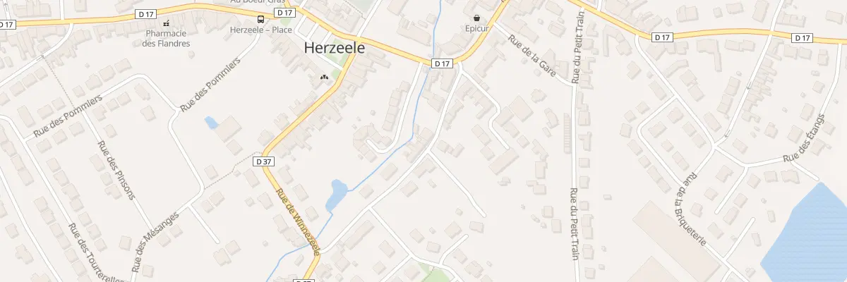 Plan du 94 Rue du Couvent à Herzeele