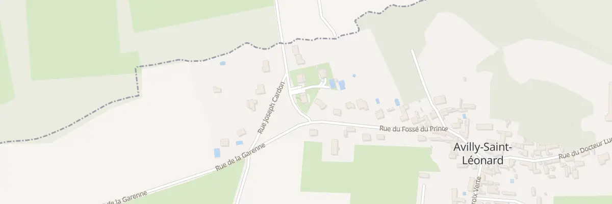 Plan du 26 Rue du Fossé du Prince à Avilly-Saint-Léonard