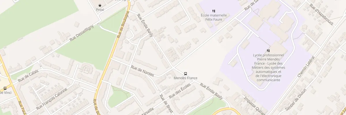 Plan du 454 Rue Emile Basly à Bruay-la-Buissière