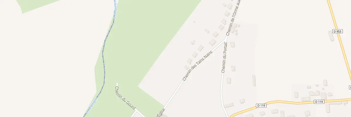 Plan du 3 Che des Tains Nains à Annoix