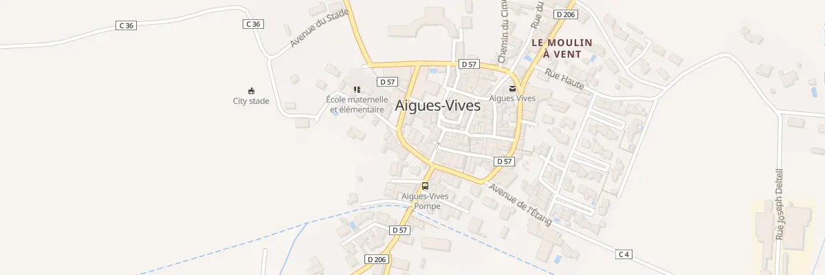 Plan du 6 Av de la Promenade à Aigues-Vives
