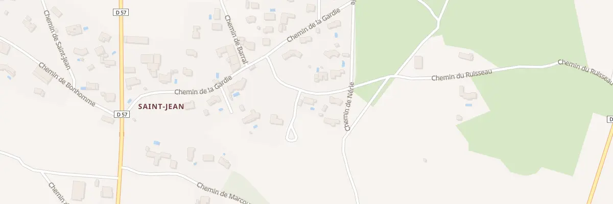 Plan du 2 Che du Pin à Aigues-Vives