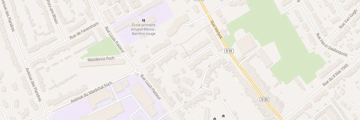 Plan du 16 Av Marechal Foch à Hazebrouck